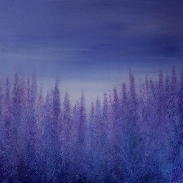 Lavender Abstract Painting